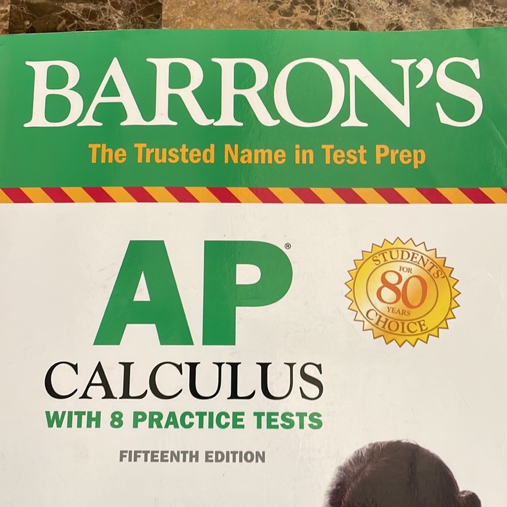 Barron's AP Calculus Test Prep - Green & White Cover